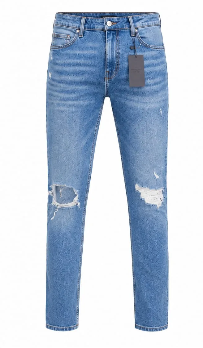 Max ripped Royal blue wash