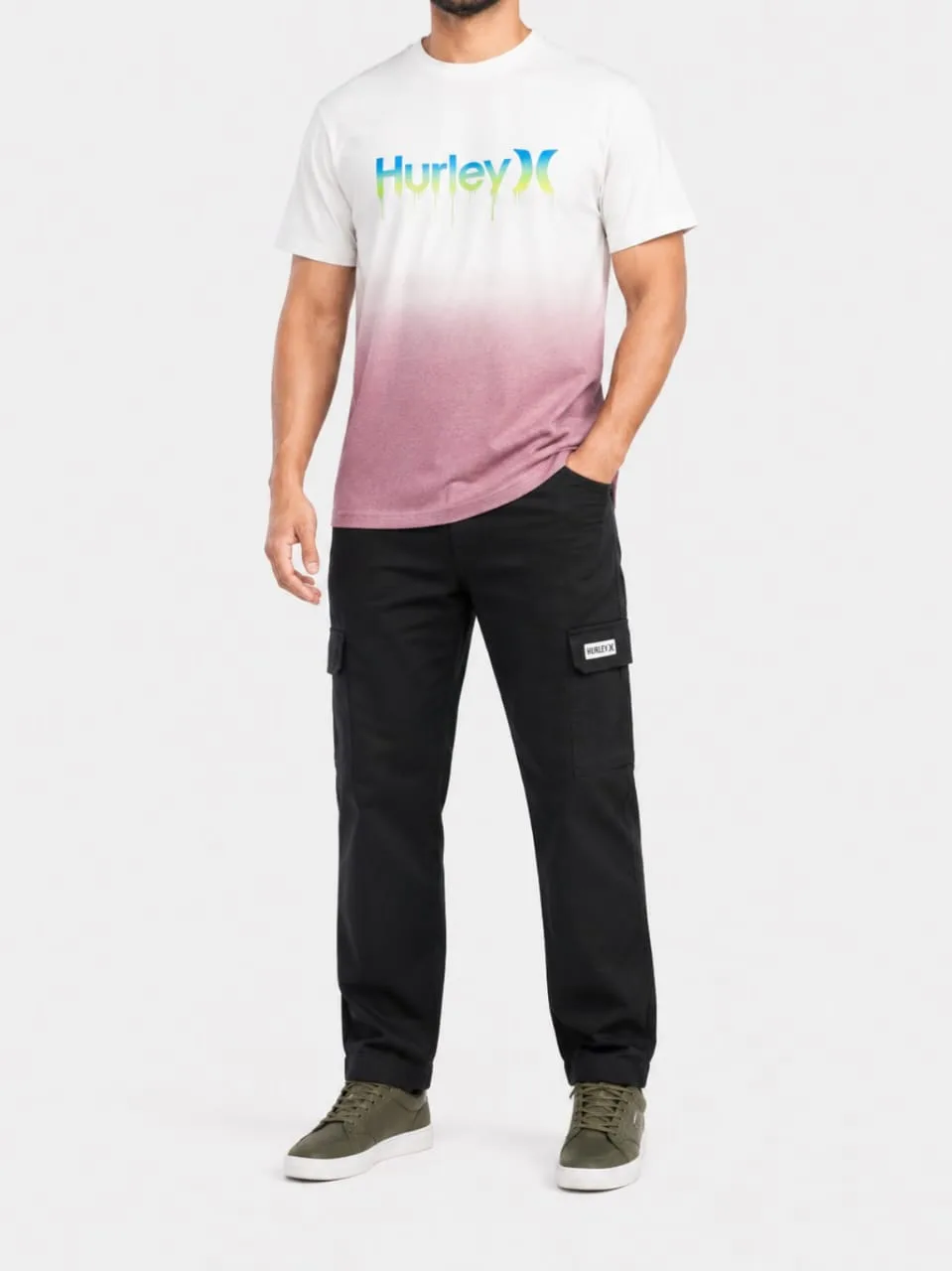Hurley Premium Men's T-shirt & Trouser Combo