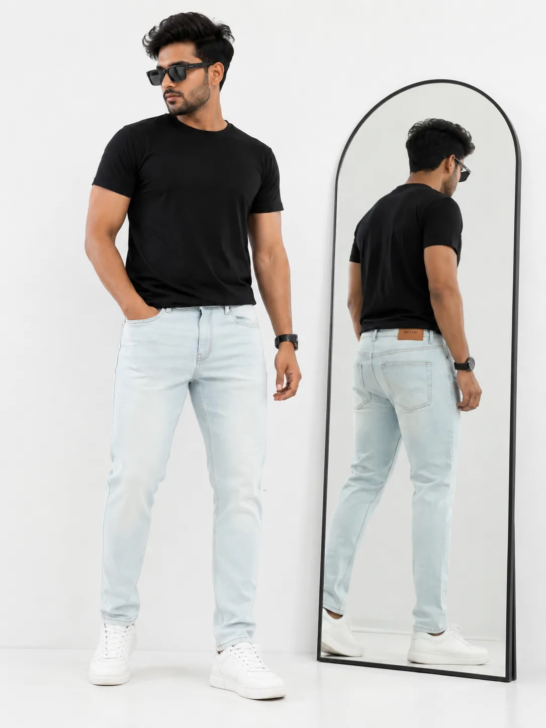 Max light blue wash Denim