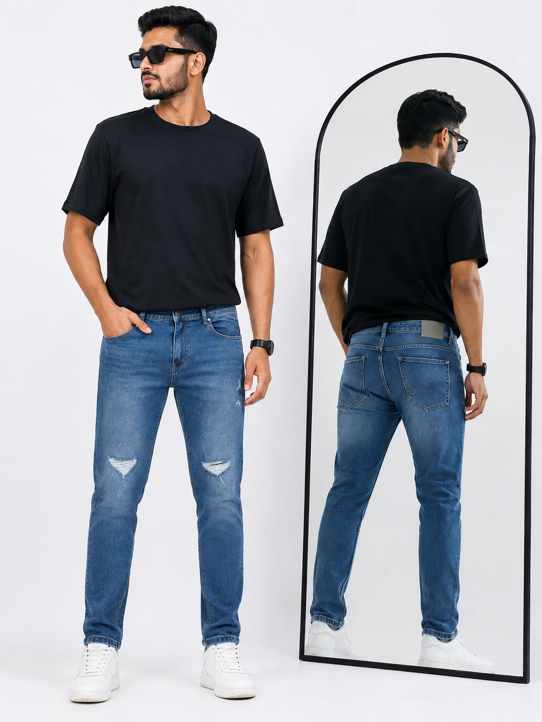 Classy Ripped Denim pant