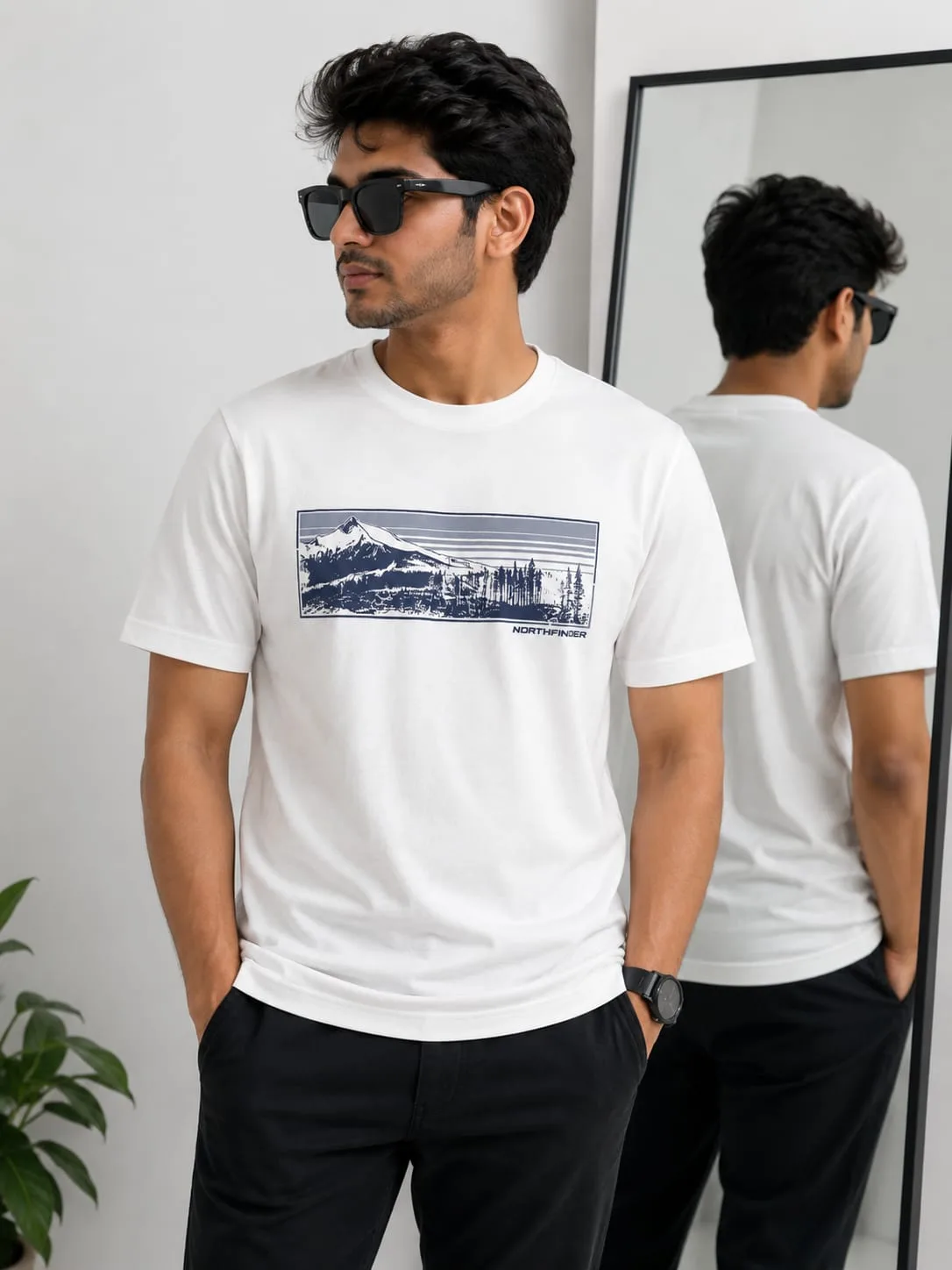 Summer friendly White T-shirt 2